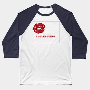 Red Sexy Lips Baseball T-Shirt